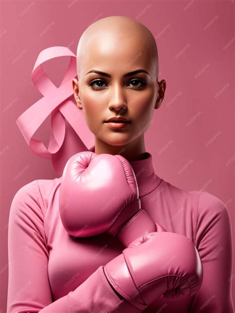 Premium Ai Image Image Of Woman Representing The Fight Against Breast Cancer