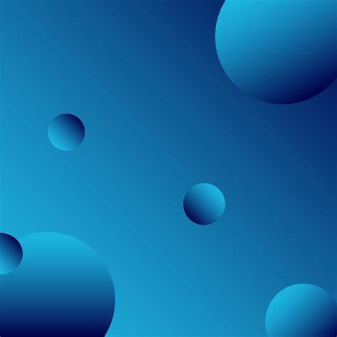 Premium Vector Blue Round Shape Background Vector Template