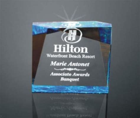 Economy Beveled Rectangle Acrylic Award Economy Acrylic Awards