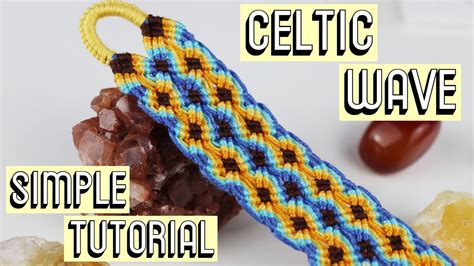 Celtic Wave Bracelet Tutorial Cc Beginner Friendly Youtube