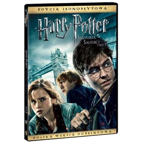 HARRY POTTER I INSYGNIA ŚMIERCI cz 1 dub DVD FOLIA 15485132109 Sklepy