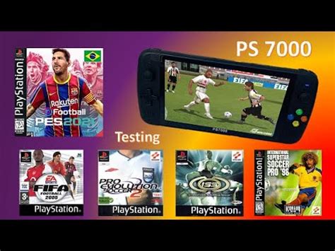 Ps7000 Testing PS1 Pro Evolution Soccer 2 Fifa 2005 ISS Pro