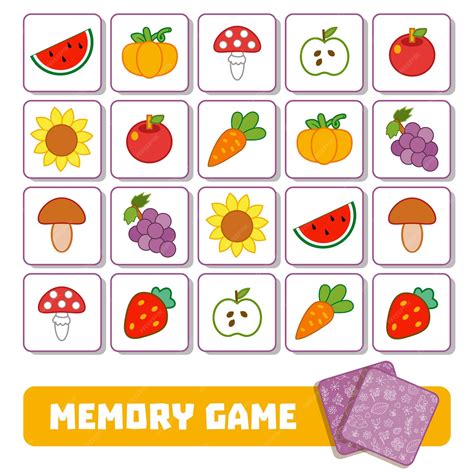 Jogo Da Memoria Das Frutas