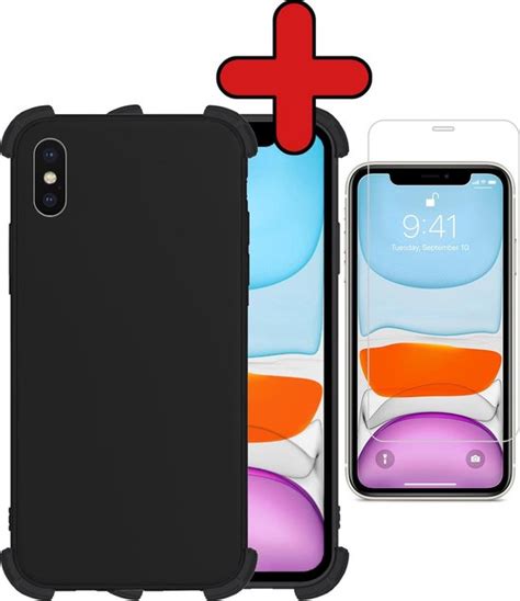 Hoes Voor IPhone Xs Max Hoesje Siliconen Case Shock Proof Met