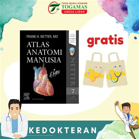 Jual KEDOK ATLAS ANATOMI MANUSIA ED 7 KARYA FRANK H NETTER Shopee