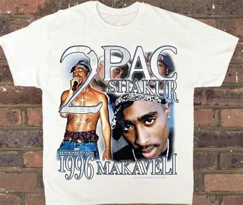 2PAC T Shirt Mens High Street MAKAVELI T Shirt Hip Hop Harajuku Hipster ...