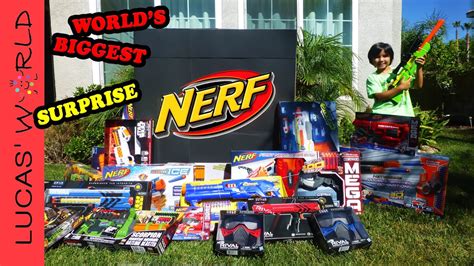 World S Biggest NERF Surprise Box NEW NERF RIVAL STAR WARS N STRIKE