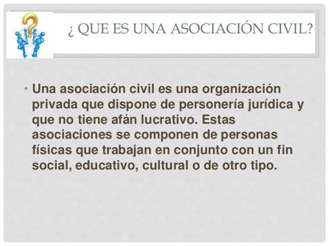 Asociaciones Civiles