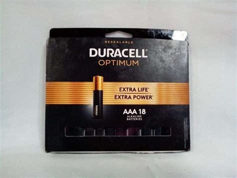 Duracell Optimum Aaa Alkaline Batteries 18 Pack Multi Color Dutch Goat