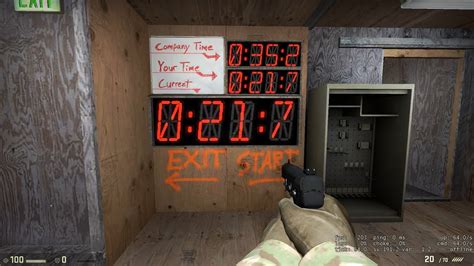 Cs Go Gun Range Speedrun S Five Seven Tick Youtube