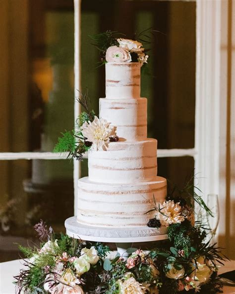 23 Envy Inducing Semi Naked Wedding Cake Ideas Youll Want For Your Big