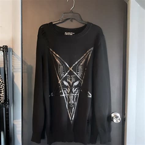 Killstar Sweaters Killstar Distressed Sweater Poshmark