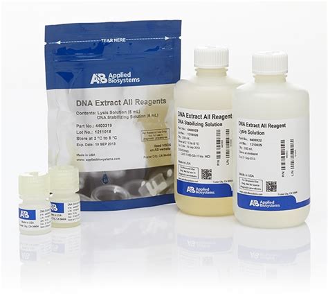 Applied Biosystems Dna Extract All Reagents Kit 5mlmolecular Biology