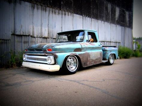 Purchase Used Chevy C Short Bed Step Side Bagged Rat Rod Shop