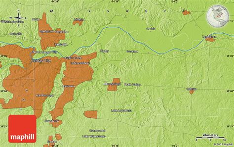 Physical Map Of Kansas Draw A Topographic Map