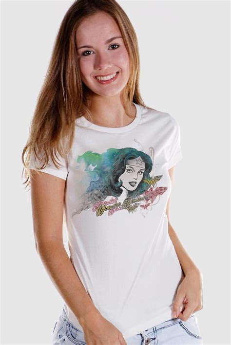 Camiseta Feminina Mulher Maravilha Nature Force