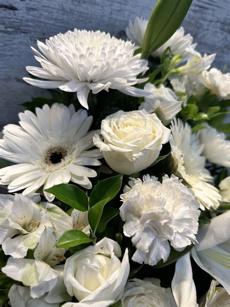Sincerest Sympathy White Flowers - Westridge Florist Toowoomba