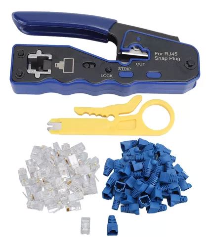 Crimpadora Rj Pass Through Ethernet Crimper Cat Through Meses Sin