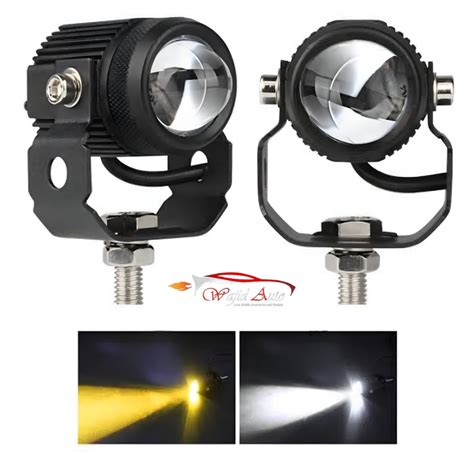 Mini Driving Light In Dual Colour In Watt Wajid Auto