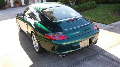 Rain Forest Green Metallic 51K Mile 2001 Porsche 996 Carrera 6sp