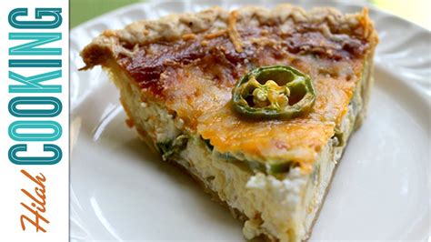 How To Make Jalapeño Popper Quiche Hilah Cooking Youtube