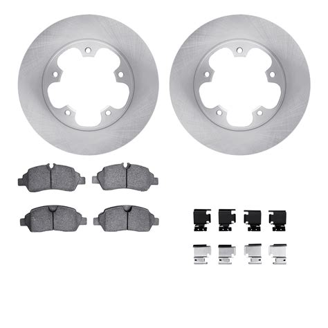 Dynamic Friction Company Rear Brakes and Rotors| Hardware Included|Rear