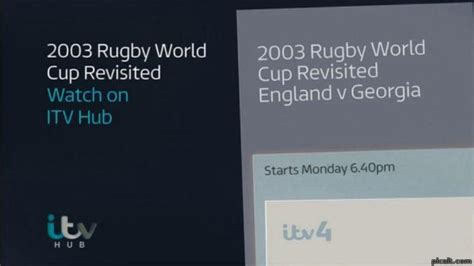 Rugby World Cup Revisited Watch On Itv Hub Itv Hub Rugby