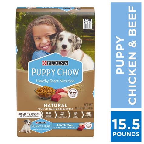 Purina Puppy Chow Natural High Protein Dry Puppy Food With Real