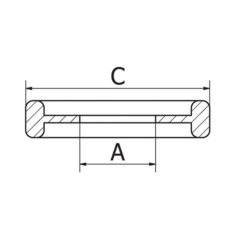 Joint micro clamp ISO en PTFE Téflon 200C à 260C SOFRA INOX