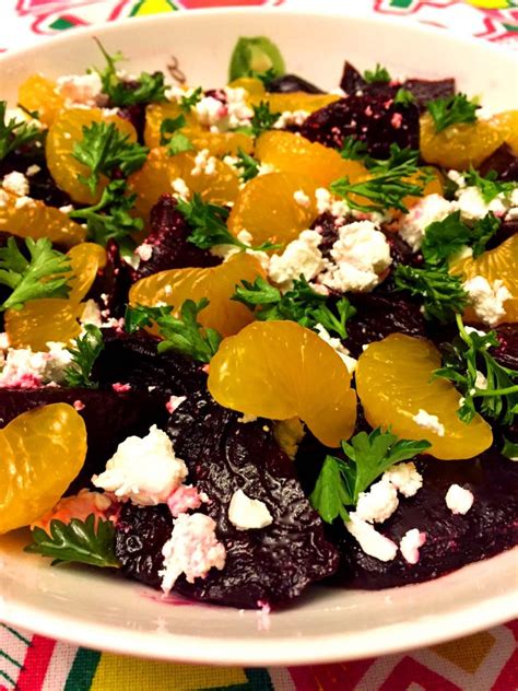 Roasted Beet Salad With Feta Cheese And Oranges Melanie Cooks