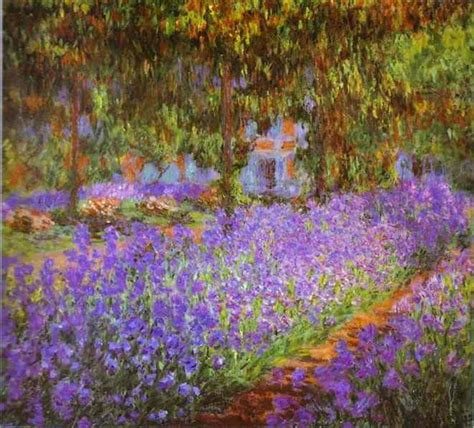 Claude Monet Le Jardin De Monet Au Iris Things I Like Monet Art