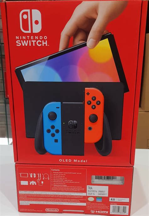 Nintendo Switch OLED Neon Red & Blue Joy-Con– TekStore.ae