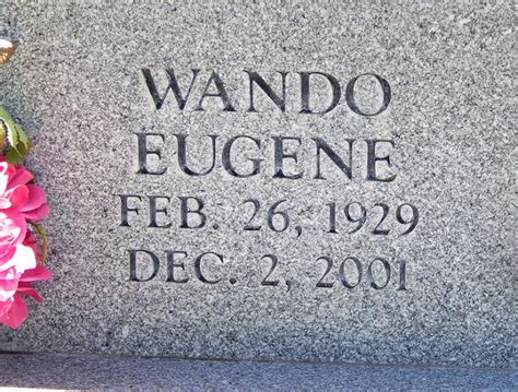 Wando Eugene Maupin 1929 2001 Find A Grave Memorial