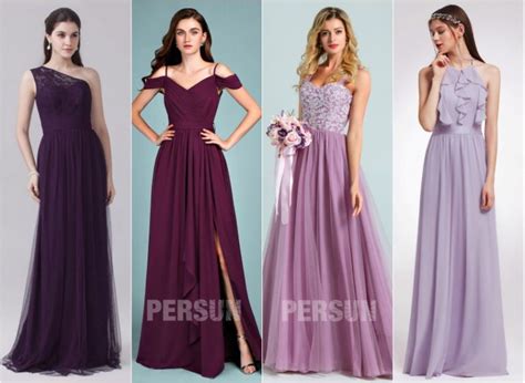 Tendance Et Couleur Robe De Soirée Violette 2020 Les Robes Cocktail