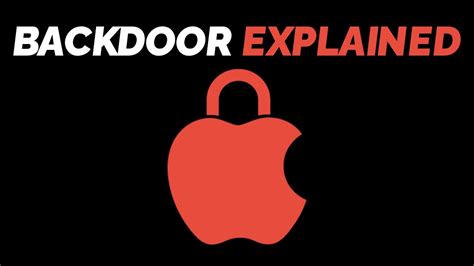 The Apple Backdoor Explained Youtube