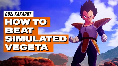 How To Beat 🔥 Simulated Vegeta In The Gravity Room In Dragon Ball Z