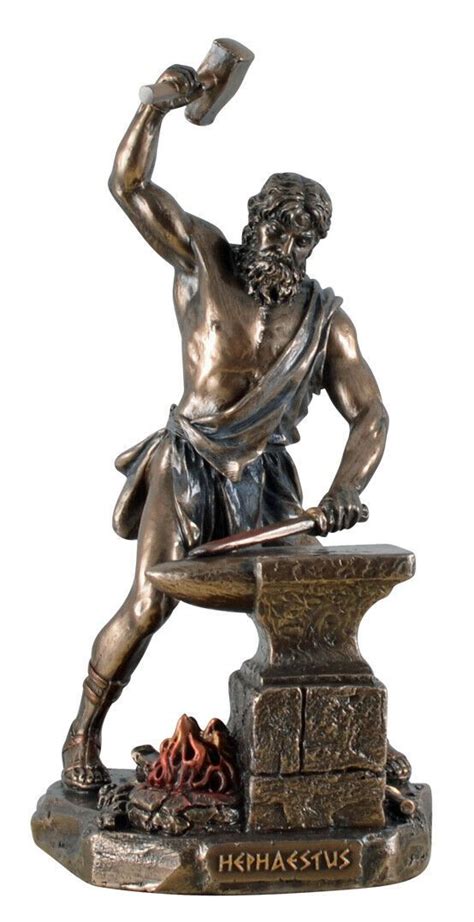 Veronese Figur Hephaistos Griechischer Gott Des Feuers Skulptur Zeus