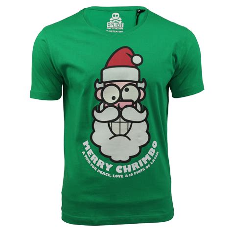 Mens Xmas Christmas T Shirt By Xplicit Novelty Festive Prints Ebay