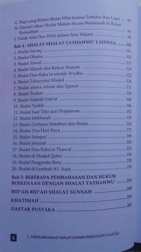 Buku Panduan Lengkap Shalat Shalat Sunnah Rasulullah