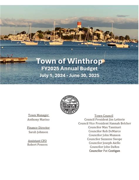 Current Fiscal Year 2025 Budget | Winthrop, MA