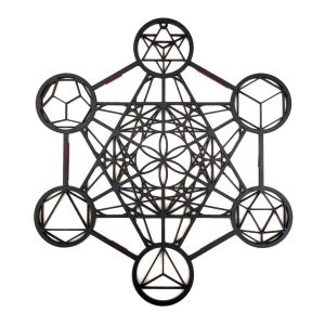 Mandala Cubo Metatron S Lidos De Plat O Geometria Sagrada Bar O