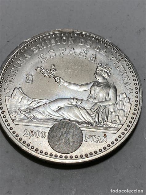 Moneda de 2000 pesetas plata año 2001 juan c Vendido en Venta