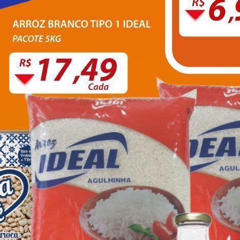 Arroz Branco Tipo Ideal Pacote Kg Oferta Na Assa Atacadista