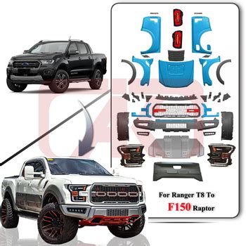 Wide Body Kit Front Bumper Upgrade Bodykit Facelift For Ford Ranger T6