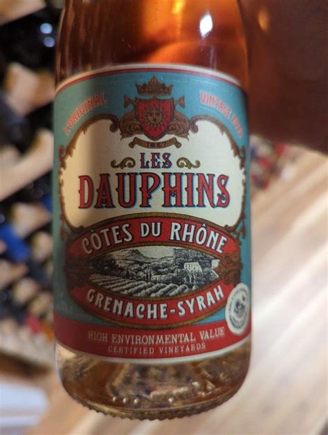 2022 Cellier des Dauphins Côtes du Rhône Les Dauphins Reserve Rosé