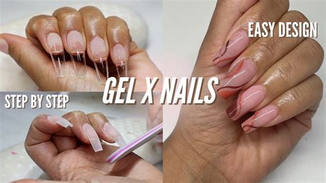 How To Apply Gel X Nails Step By Step Youtube