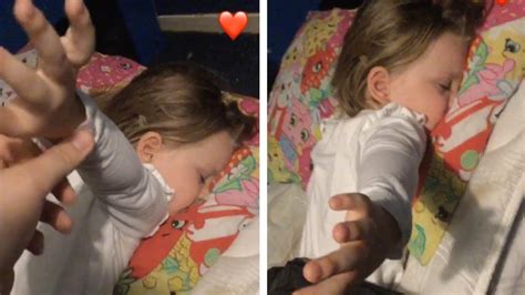 Little Girl Pretends To Be Asleep Youtube