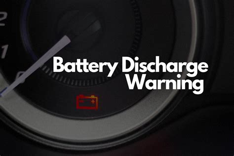 What Does A Battery Discharge Warning Mean Meaning And Troubleshooting