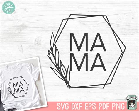 mama svg file mama leaf frame svg file mom svg file mama cut file