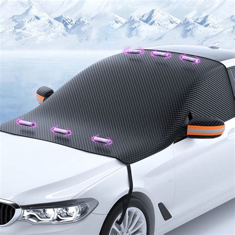 Magnetic Windshield Cover For Ice And Snow Winter Windshield Snow Ice